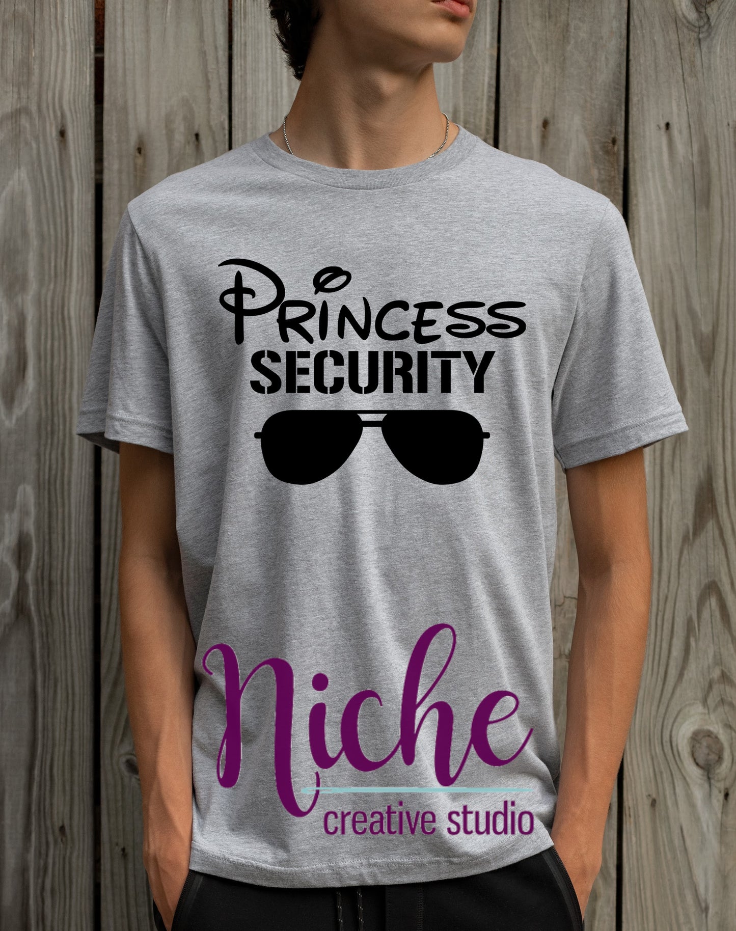 -DIS372 Princess Security Decal