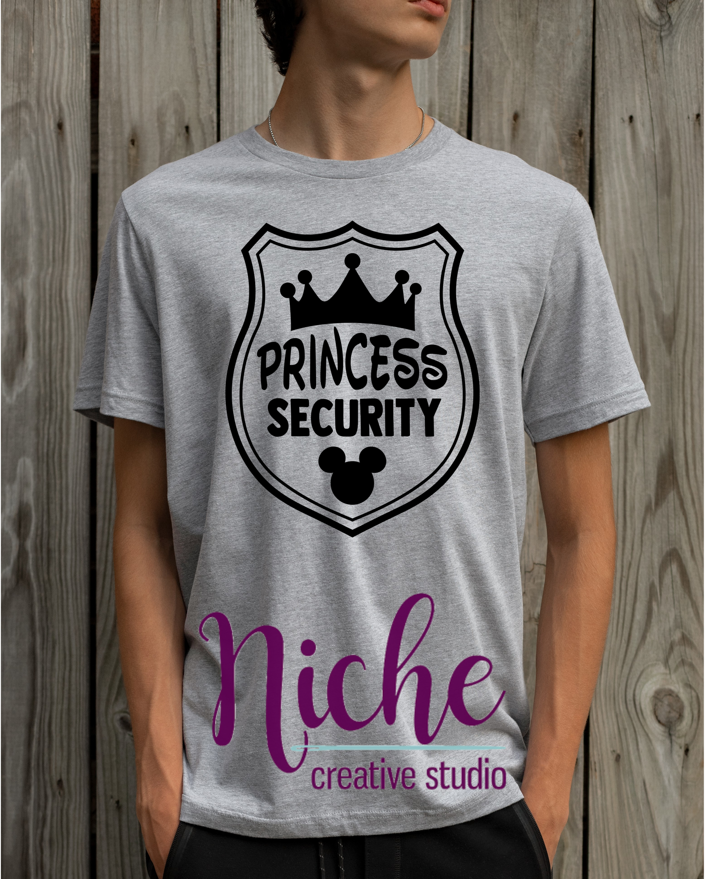 -DIS373 Princess Security Decal