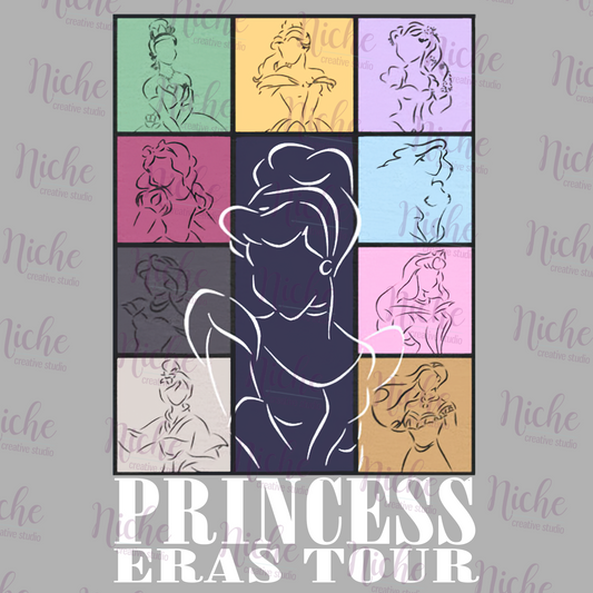 -DIS5047 Princess Squares Decal