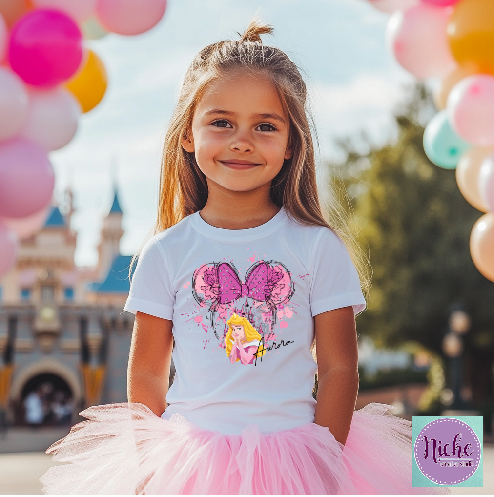 -DIS8226 Mouse Ears Princess Decal