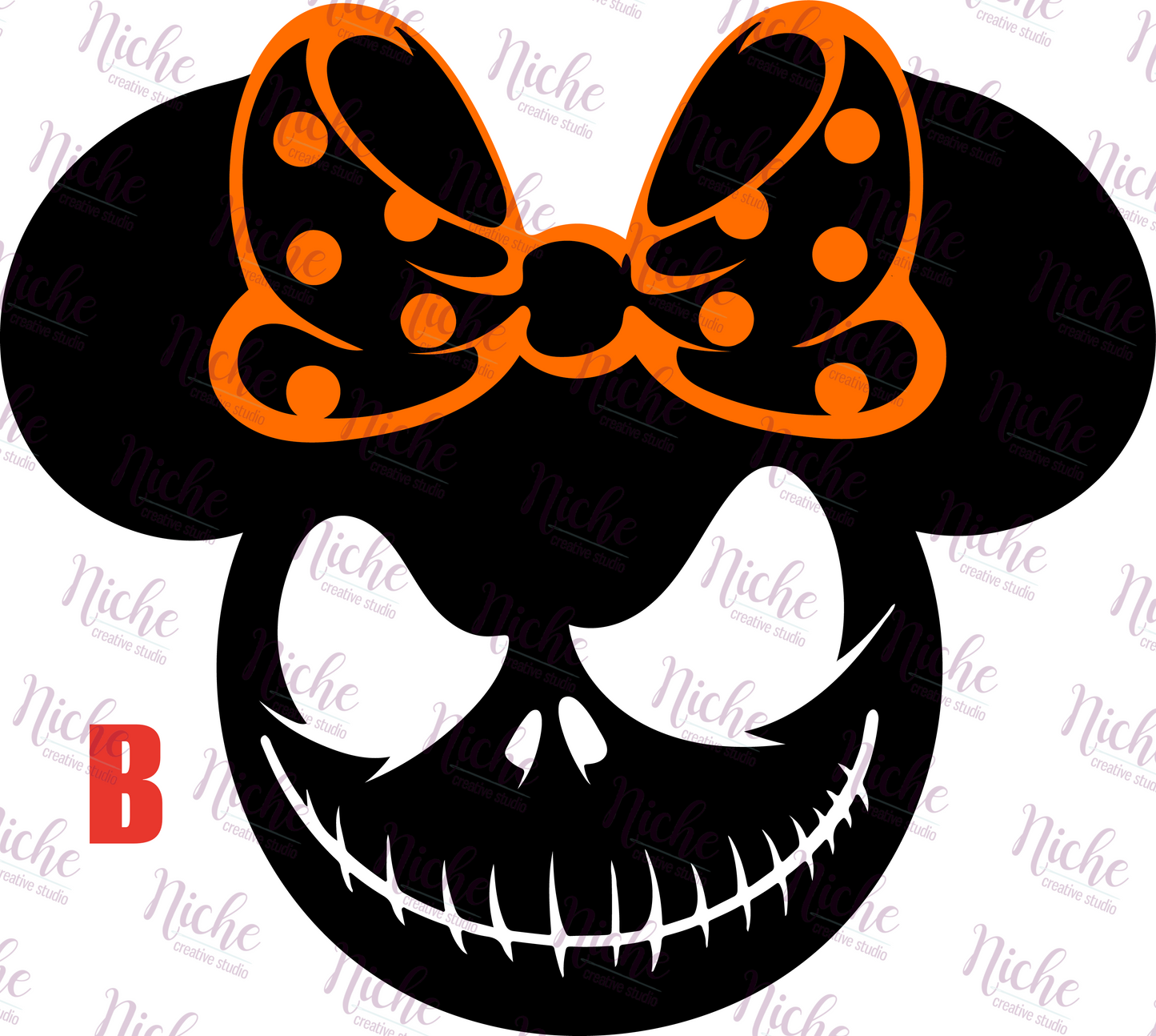 -DIS869 Nightmare Before Christmas Mouse Decal