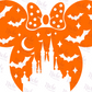 -DIS872 Castle Halloween Mouse Decal