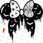 -DIS872 Castle Halloween Mouse Decal