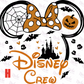 -DIS872 Castle Halloween Mouse Decal