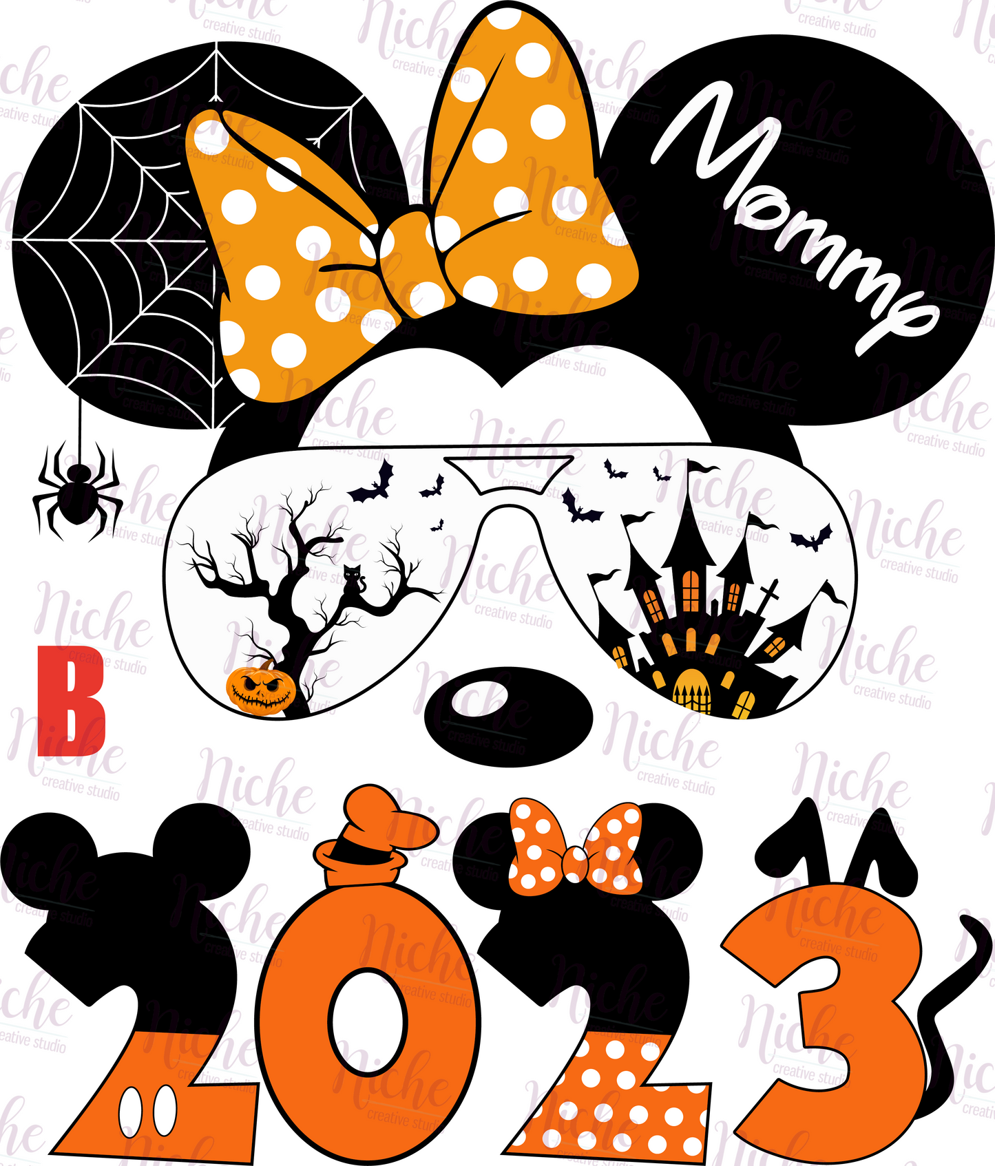 -DIS875 Halloween Mouse 2 Decal