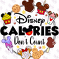 -DIS893 Dis Calories Don't Count Decal
