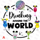 -DIS895 Drinking Around the World Decal
