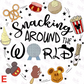 -DIS894 Here for the Snacks Decal