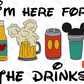 -DIS895 Drinking Around the World Decal
