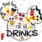-DIS895 Drinking Around the World Decal