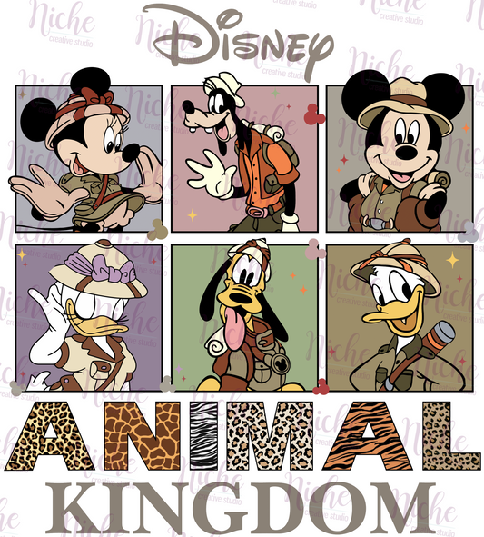 -DIS905 Animal Kingdom Cards Decal