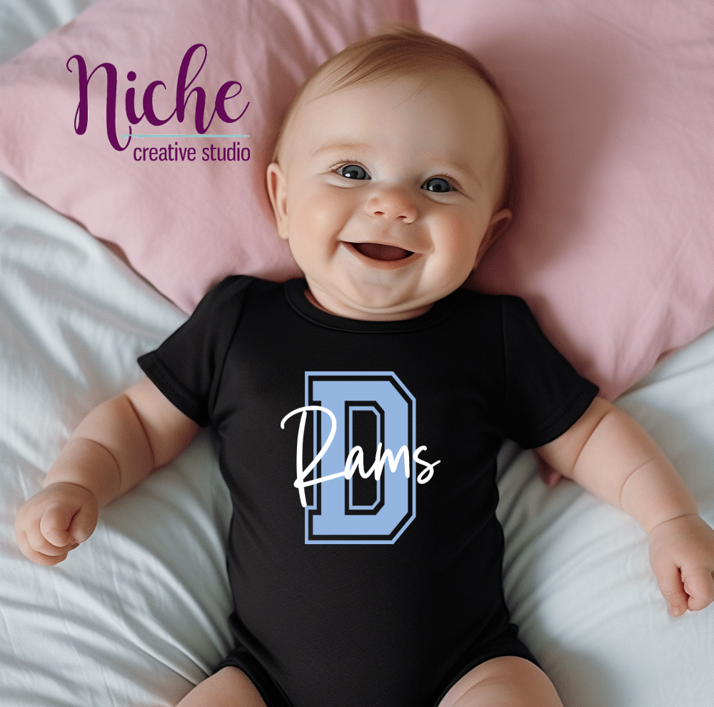 -DOL2029 D Rams Decal