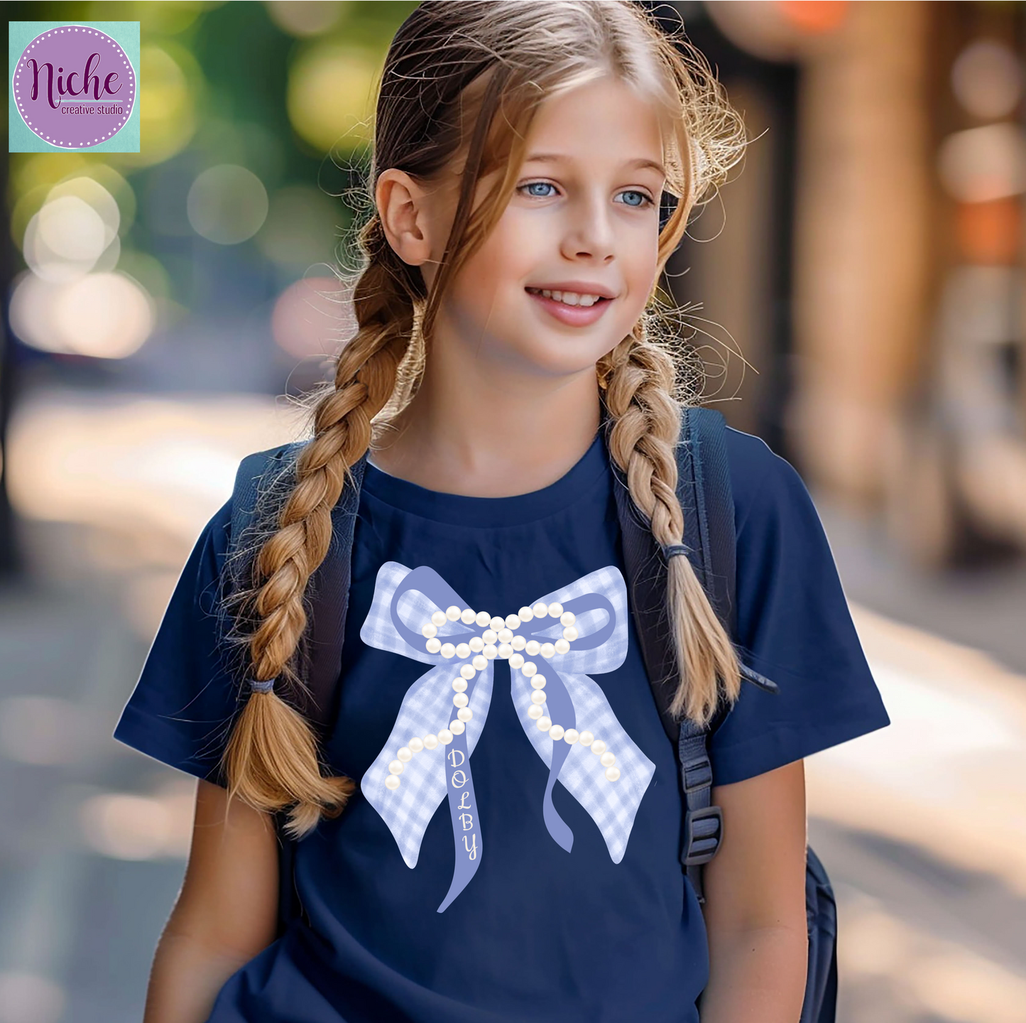 -DOL3411 Dolby Pearl Bows Decal