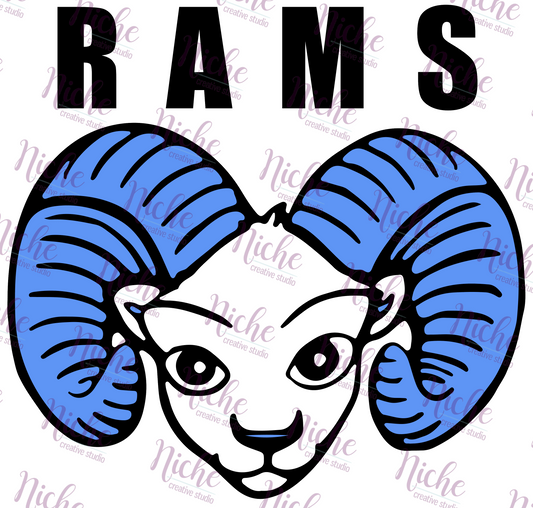 -DOL865 Dolby Rams Decal