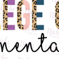 -DOO1825 College Oaks Elem Half Leopard Decal