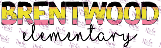 - DOO430 Pencil Brentwood Decal