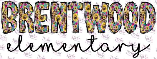 - DOO433 Sunflower and Roses Brentwood Decal