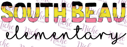 - DOO460 Pencil South Beau Decal