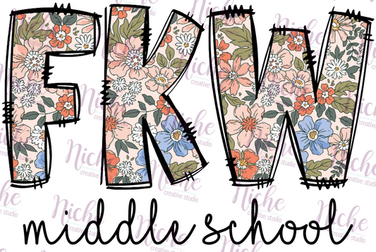 - DOO636 FKW Middle School Decal