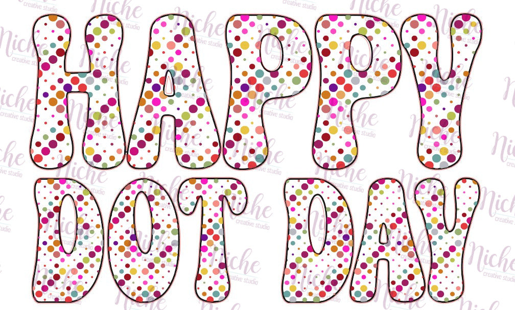 - DOT639 Happy Dot Day Decal