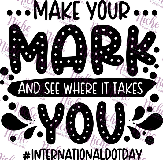 - DOT645 Make Your Mark Decal