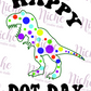- DOT692 Happy Dot Day Dino Decal