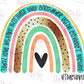 - DOT697 Dot Teacher Rainbow Decal
