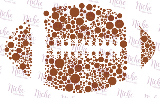 - DOT698 Dot Football Decal