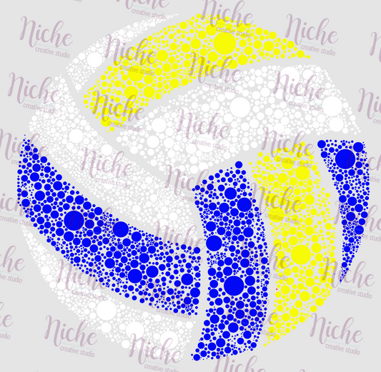 - DOT700 Dot Volleyball Decal