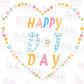 - DOT706 Happy Dot Day Decal