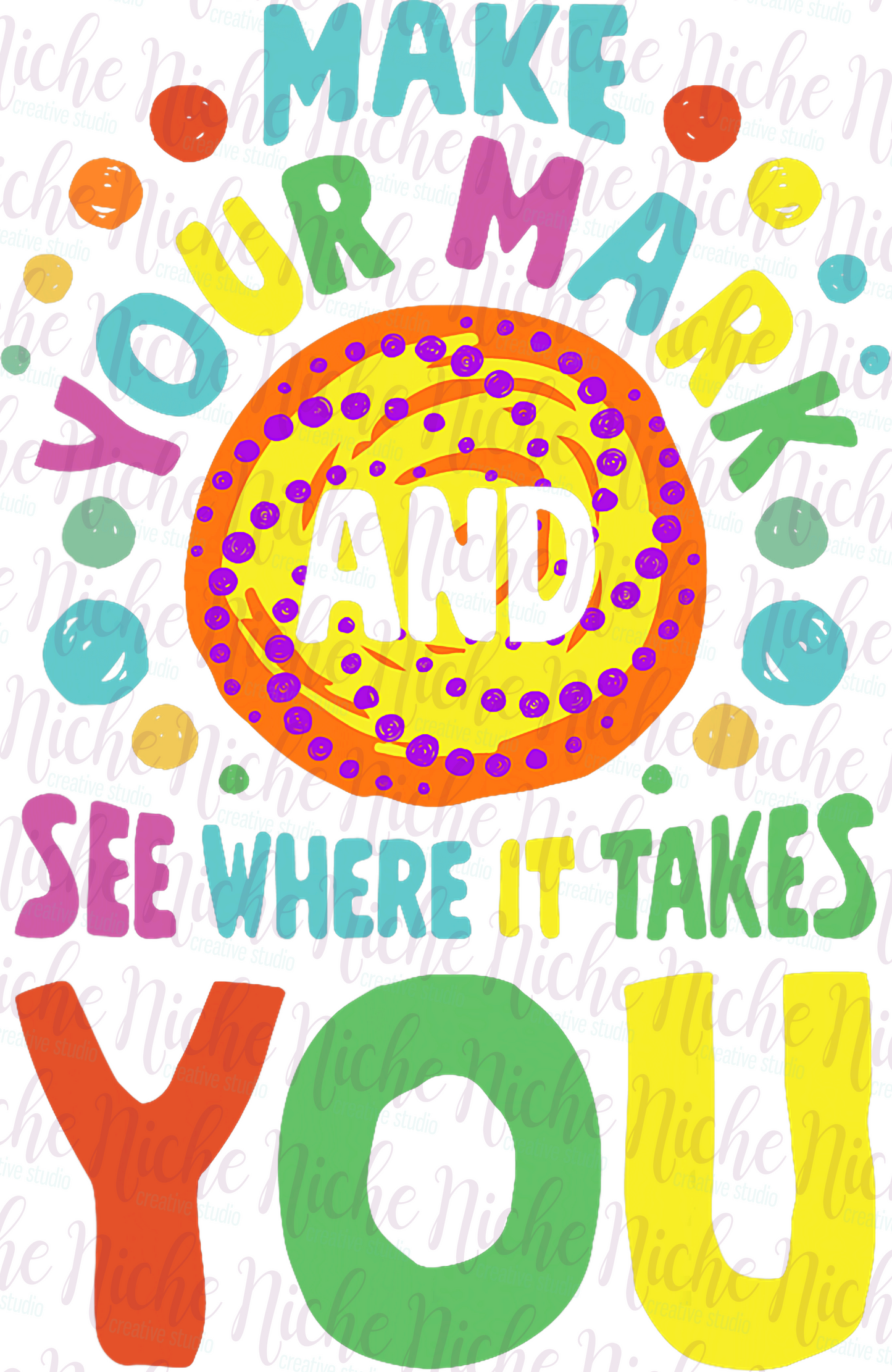 -DOT8311 Make Your Mark Decal