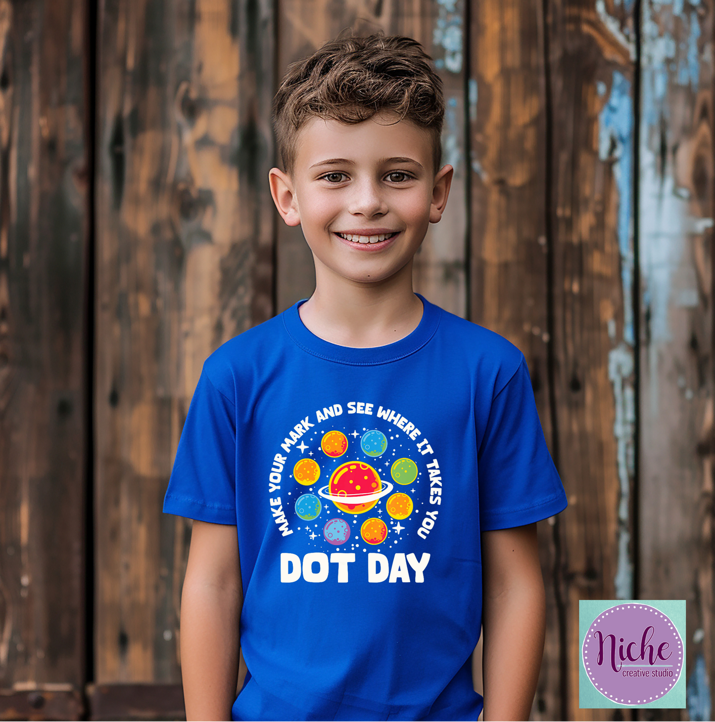 -DOT8313 Make Your Mark Space Decal