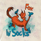 -DRS1076 Fox In Socks Decal