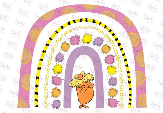 -DRS1078 Lorax Rainbow Decal