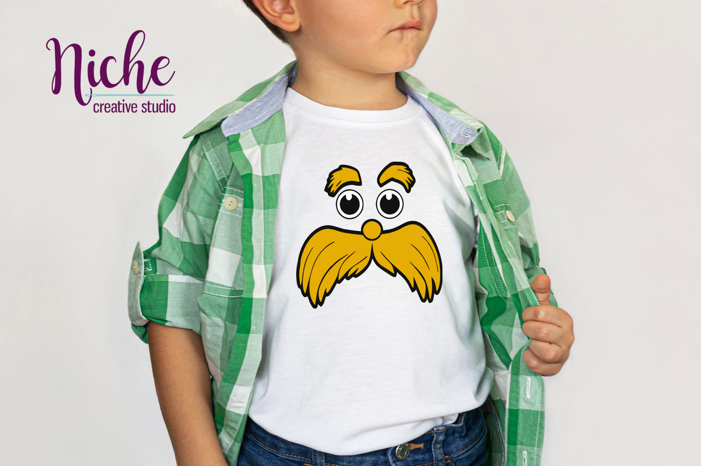 -DRS1083 Lorax Face Decal