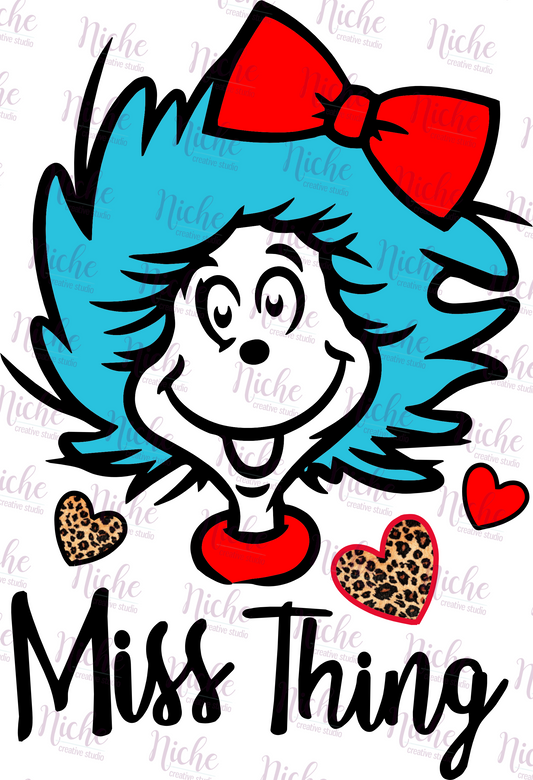 -DRS1123 Miss Thing Decal