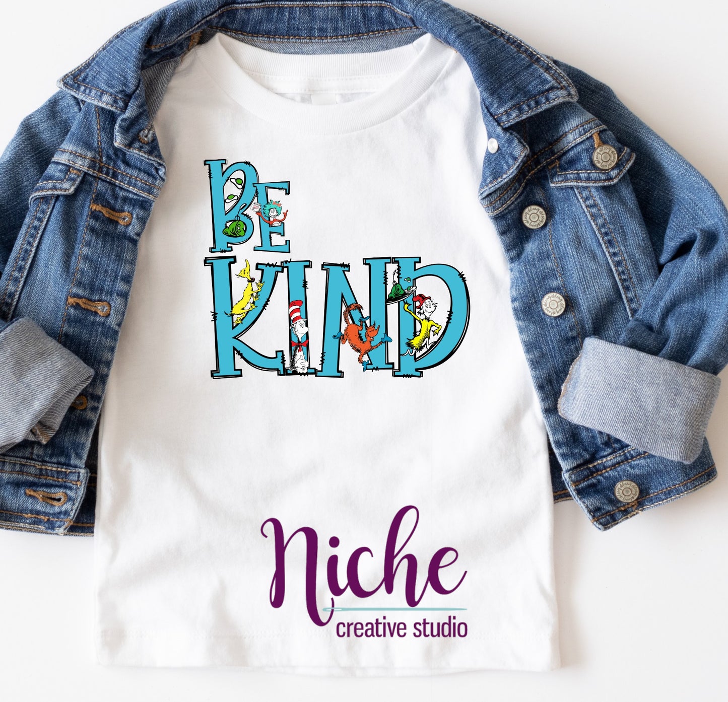 -DRS1345 Be Kind Dr Seuss Decal