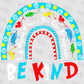 -DRS1346 Be Kind Rainbow Decal