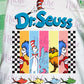-DRS1348 Dr. Seuss Checkered Stripe Decal