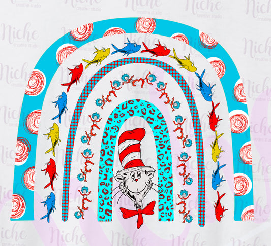 -DRS1349 Dr. Seuss Rainbow Decal