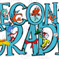 -DRS1352 Second Grade Dr Seuss Decal