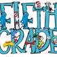 -DRS1355 Fifth Grade Dr Seuss Decal