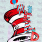 -DRS1391 Read Seuss Hat Decal