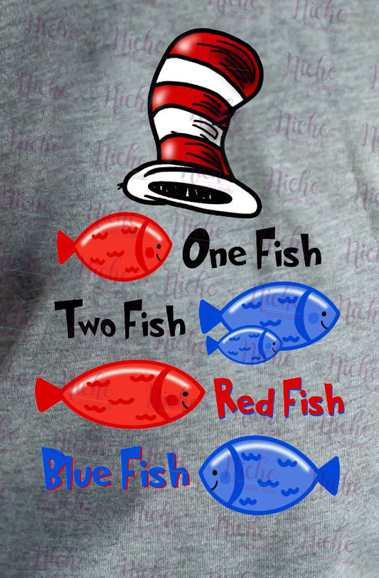 -DRS1392 One Fish Two Fish Decal