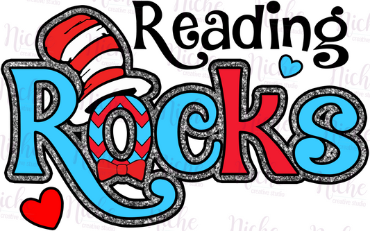 -DRS1591 Reading Rocks Decal