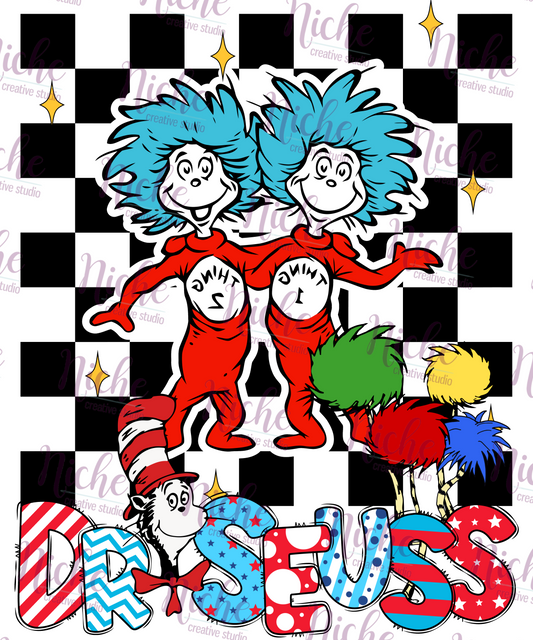 -DRS1597 Dr Seuss Things Decal