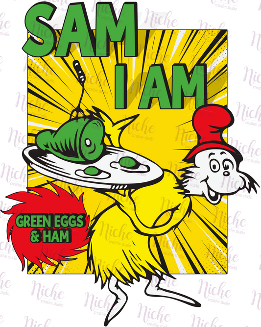 -DRS1620 Sam I Am Decal