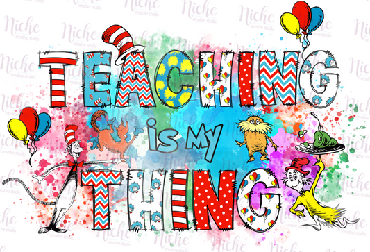 -DRS1623 Teaching is my Thing Decal