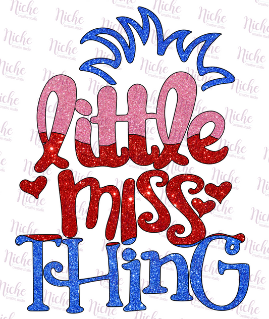 -DRS1648 Little Miss Thing Decal