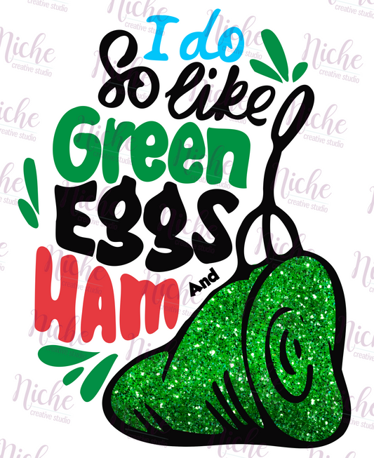 -DRS1649 I Do So Like Green Eggs and Ham Decal